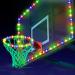 I0DO Led Basketball Hoop Light Rim and Backboard Outdoor with Remote,Light Up Basketball Rim Light,Basketball Goal Light,Led Lights Glow in The Dark Football Goalposts/Soccer Goal 100 led 16ft Waterproof String Light