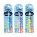 3 Pieces Kids Toothbrush Kids Soft Toothbrush Ten Thousand Hair Kids ToothbrushSoft Toothbrush 2-10 Years Old Cartoon Elephant Manual Toothbrush Yellow Pink blue