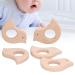 5Pcs Bird Shape Baby Teether Pain Relief Wooden Teething Toys DIY Pendent Handiwork Accessory Wood Teether Toys for Toddlers Baby Teething DIY Necklace Bangle Pendant - Buy Online on GoSupps.com