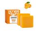 G n rique 2 x Orange Whitening Exfoliating Brightening Soap Mild Enzymatic Formula Lightening Soaps Oil Control Anti-Spot Facial Soaps