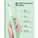 Initio Sonic Electric Toothbrush for Adults | Rechargeable with Smart Timer, 5 Modes, 3 Brush Heads | 40,000 VPM Motor for Whitening Power | Mint Green - IT959 - Buy Online on GoSupps.com