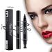 BINGBRUSH Double-sided Liquid Stamp Eyeliner Pen - Waterproof, High Black Pigment Formula for Winged Stamp Makeup - Buy Online on GoSupps.com