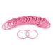 Distinctive Style 2.5mm Pink Elastic Hair Bands - 50 Pieces | Ponytail Holders - Buy Online on GoSupps.com
