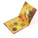 Docolor Eyeshadow Palette 9 Colors Gemstone Shadow Palette Highly Pigmented Mattes Shimmers Naked Smokey Glitter Cream Colorful Powder Blendable Long Lasting Waterproof Makeup Palette-Yellow
