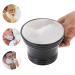 Premium Black Shaving Soap Peel & Mug Set | Plastic Shaving Bowl with Handle for Perfect Foam | Ideal for Smooth Shaving - Buy Online on GoSupps.com