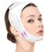 Reusable V-line Lifting Tape Breathable Double Chin Lift Strap Preventing Sagging Face Straps Comfortable Tightening Skin Lifting Mask Belt for Women Men Depuffing Innovative Lifting Tech White