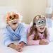 Kids Cute Sleep Eye Mask - Cartoon Animal Blindfold for Boys/Girls, Men/Women - 4 Pack - Buy Online on GoSupps.com