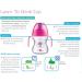 MAM Learn to Drink Cup and Soother 6 Months 190ml (Pink) - Best Training Cup for Babies - Buy Online on GoSupps.com