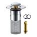 Effective Hair Filter & Quick Drainer ABS Sink Plug Drain Drain Plug Sink With Hair Strainer Popup Drainer Sink Plug & Drain