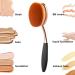 Yoseng Oval Foundation Brush - Large Toothbrush Makeup Brush for Fast & Flawless Application of Liquid, Cream & Powder Foundation - Buy Online on GoSupps.com