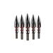 Field Point,Field Tips,100/125/150/200 Grain Field Points, Hunting Arrow Pointed,Archery-Points,Wild Shooting Arrows,Threaded Arrows(12 Per Dozen) 5/16"100