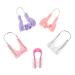 Baluue Lot de 5 Pinces-nez Invisibles en Silicone Souple Correcteur pour Affiner le Nez Remodelage Discret Confort Respiratoire Usage Quotidien pour Hommes et Femmes Coloris Vari s
