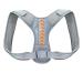 Back Posture Corrector Belt Adjustable Shoulder Neck Spine for Column Posture Correction for Women Men Straightener A - Gray Orange M