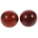 JECOMPRIS Massager Woodwork 1 Set Handball Handmassage Ball Chinese balls wooden ball outdoor hand dropshiping the ball roll baoding gymnastics ball handicrafts mahogany