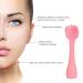 5 Pieces Manual Silicone Face Cleaning Brush Portable Deep Cleaning Skin Massager for Flawless Skin (Pink) | International Shipping - Buy Online on GoSupps.com