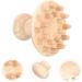 Hapinary Wooden Massage Comb for Kids - Health & Wellness Hair Washing Tool | Eco-Friendly Beech Shampoo Brush & Hand Massager - Buy Online on GoSupps.com