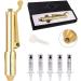 CZSBXBHD Hyaluronic Acid Pen Kit Hyaluron Micro Injector with 5 Ampoules Head Needle Free Injection Pen for Lifting Skin Lips Anti Aging Wrinkle Removal