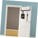 GRIRIW Cloth Hooks Towel Multi-Functional The Punch Clothing Punch- for Door Organizer Over Back Hanging Rear 50X8cm Black - Buy Online on GoSupps.com