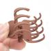 Joyoyo 4-Piece Small Hair Claws for Thin Hair - Non-Slip Dual-Row Clips in Matte Natural Colors | Perfect Hair Accessories for Women & Girls - Buy Online on GoSupps.com