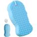 Body Bath Sponge PVA Kids 3D Body Scrubber Reusabl Body Shower Sponges Body Sponge for Foaming Exfoliiating Sponge for Dead Skin Removal Body Wash Women Adults & Kids Blue - Buy Online on GoSupps.com