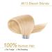 Yilite Tape Extensions Real Hair - Bleichblond 50cm 20 Pieces 50g | Invisible Silk Straight Skin Weft #613 - Buy Online on GoSupps.com