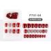 dijiusidy False Nail Perfect Matching Simple to Wear Fingernail Full Coverage Press Type Strong Viscosity Adjustable Paster Type 6 F741 Type 6 F741 - Buy Online on GoSupps.com