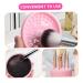 Abaodam Makeup Brush Cleaning Box | Silicone Brush Cleaner & Pad | Compact 7.9x5.25x4.9CM | Pink - Best eCommerce for International Shipping - Buy Online on GoSupps.com