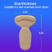Silicone Heel Protector (6 Pairs) - Self-Adhesive Shock Absorbing High Heel Insoles in Multicolor | Comfort & Support for All-Day Wear - Buy Online on GoSupps.com
