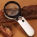 LED Handheld Magnifier with Light - 3X 20X Lens - Suitable Compatible with Books Newspapers Maps Coins and Crafts Made in China - Buy Online on GoSupps.com