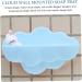 Zerodeko Sponge Holder 2 Piece Set | Cloud Wall Soap Box & Towel Razor Holder | Self-Adhesive Wall-Mounted Organizer | 18.5x11.5cm | Plastic Soap Stand - Buy Online on GoSupps.com