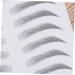 FOMIYES 4 Pcs 3d Eyebrow Stickers Water Proof Stickers Waterproof Sticker False Eyebrows Man Patch Cosmetic - Buy Online on GoSupps.com