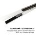 Premium Titanium Flat Iron Hair Straightener - Ultra Thin Double-Sided Fast Heating Dual Voltage - Perfect for Straightening & Curling - Ideal Gift for Women - Buy Online on GoSupps.com