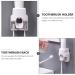 Elzey Wall-Mounted Electric Toothbrush Holder - Multi-Purpose Stand for Toothbrushes & Toothpaste - White | International Shipping Available - Buy Online on GoSupps.com