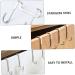 NAMOARLY 6pcs Back of Door Hooks Hat Wall Hooks Kitchen Cabinet Hooks S Hook Stainless Steel Cupboard - Buy Online on GoSupps.com