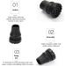 2-Pack Heavy Duty 7/8 Inch Rubber Cane Tips - Black Replacement Tips for Seniors Walking Stick - Safety Accessories - Buy Online on GoSupps.com