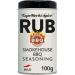 Cape Herb & Spice Rub Smokehouse BBQ Seasoning Condiment Smoked to Perfection Chilli Rating Mild 100 g Tin (Pack of 1) Smokehouse BBQ 100g