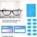 Zwindy Anti-Blue Light Glasses Test Card - 10 Set Professional Blue Light Test Supreme & Generator Card for Effective Eye Protection - Buy Online on GoSupps.com