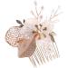 DOITOOL 1pc Bride Headpiece Crystal Headpiece Bridal Comb Headwear for Women Headpiece for Bride Tiara Bride Insert Comb Women Hair Accessory Leaf Hair Comb Miss - Buy Online on GoSupps.com