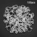 100 Pcs Nail Design Tips Rings - Clear Color Chart for Nail Polish Display | International Shipping - Buy Online on GoSupps.com