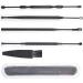 MACIMO Stainless Steel Ear Cleaner Spoon Set - 5pcs Black | Ear Wax Removal Tool Kit - Buy Online on GoSupps.com