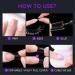 Gelike EC Medium Square Nail Tips - 240 PCS Full Cover Gel X Nail Tips Pre-Etched for Nail Extensions | Medium Square Shape with PMMA Resin Clear False Nails | Press On Nails in 10 Sizes - Buy Online on GoSupps.com