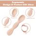 Vicloon Baby Fork and Spoon Set - 2Pcs Silicone Baby Weaning Spoon Set for Self Feeding - Easy Grip Toddler Cutlery Kit - Soft Infant Toddler Spoon in Orange - Buy Online on GoSupps.com