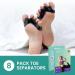 Welnove Toe Separators Bunion Corrector - 8 Pcs Gel Straighteners for Hammertoes | Buy Now for Pain Relief & Correct Foot Alignment - Buy Online on GoSupps.com