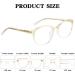 Yukang Blue Light Filter Glasses for Women - TR90 Lightweight Gaming Goggles - Stylish Brown PC Glasses for Eye Protection - Buy Online on GoSupps.com