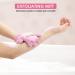 Sibba Exfoliating Peeling Gloves | Reusable Massage Scrubbing Gloves for Body & Shower | Pink Rose - Buy Online on GoSupps.com