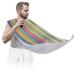 Beard Bib Apron Beard Bib Hair Catcher for Men Shaving and Trimming Non-Stick Waterproof Beard Cape Grooming Cloth Rainbow
