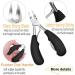 Professional Toe Nail Clipper for Thick and Ingrown Toenails - Surgical Stainless Steel Trimmer with Soft Grip Handle (4PCS) - Buy Online on GoSupps.com