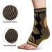Copper Ankle Brace Support for Men & Women - XL Gold 2 | Compression Sleeve Socks for Ankle Stabilization and Injury Prevention - Ideal for Sprains, Swelling, Achilles Tendonitis - Sport Ready (Pair) - Buy Online on GoSupps.com