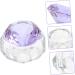 Ipetboom Manicure Cups Nail Art Crystal Cup Purple White Crystal Glass With Cover Nail Art Liquid Cup - Buy Online on GoSupps.com