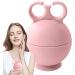Silicone Face Ice Cream Shape Holder | Reusable Round Ice Ball for Face Massage | Summer Pink Beauty Tool for Women - Buy Online on GoSupps.com